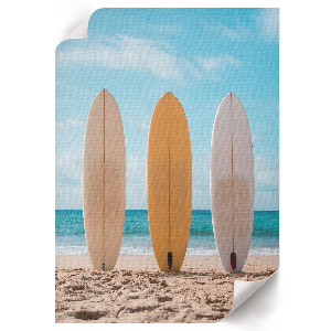 Wydruk na płótnie Surfing plaża