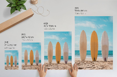 Wydruk na płótnie Surfing plaża