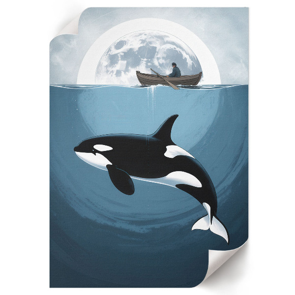 Plakat premium Księżycowa przygoda