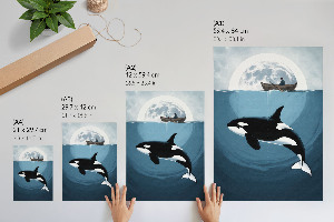 Plakat premium Księżycowa przygoda