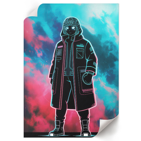 Dekoracyjny plakat ścienny Postać z kreskówki