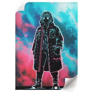 Dekoracyjny plakat ścienny Postać z kreskówki