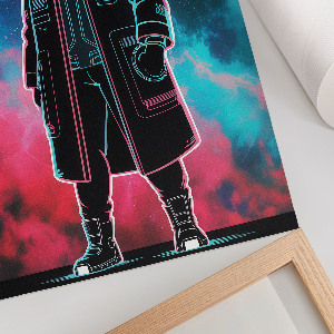 Dekoracyjny plakat ścienny Postać z kreskówki