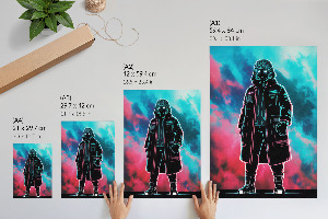 Dekoracyjny plakat ścienny Postać z kreskówki