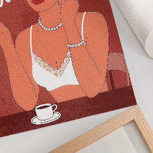 Grafika na ścianę Pewna siebie