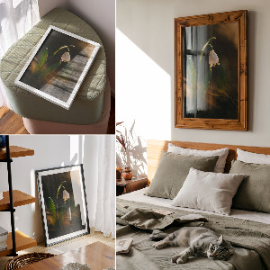 Dekoracyjny plakat ścienny Przebiśnieg wiosenny