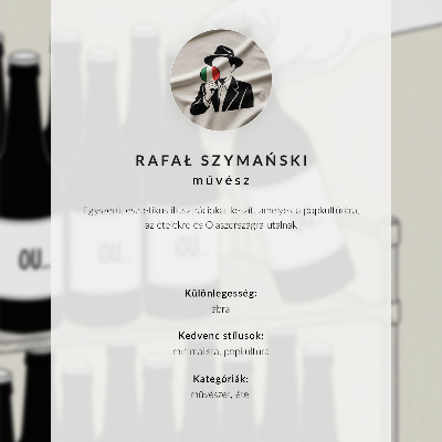 Grafika na ścianę Line art kawa