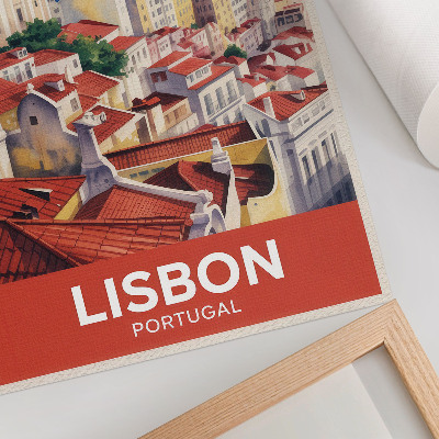 Grafika na ścianę Lisbona Portugalia