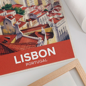 Grafika na ścianę Lisbona Portugalia