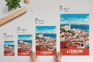 Grafika na ścianę Lisbona Portugalia