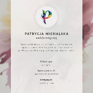 Plakat premium Tęczowa postać