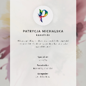 Plakat premium Tęczowa postać