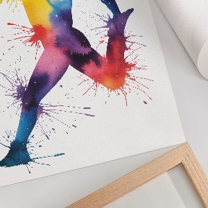 Plakat premium Tęczowa postać