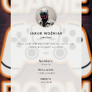 Dekoracyjny plakat ścienny Neonowy kontroler