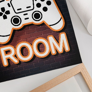 Dekoracyjny plakat ścienny Neonowy kontroler