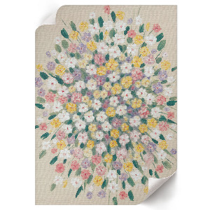 Dekoracyjny plakat ścienny Kolorowy bukiet