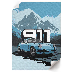 Grafika na ścianę Górska jazda