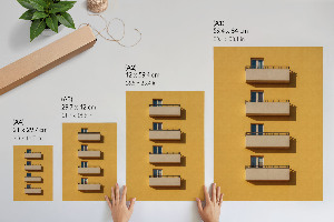 Wydruk na płótnie Żółta architektura