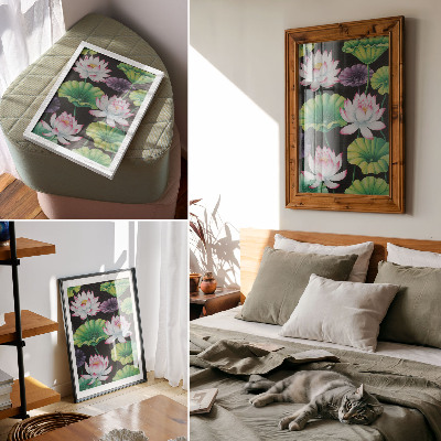 Plakat premium Kwiaty lotosu