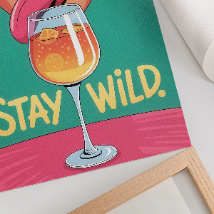 Grafika na ścianę Stay Wild