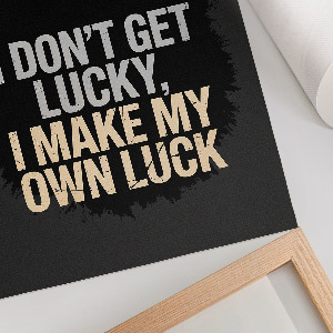 Wydruk na płótnie Motywacja tekst