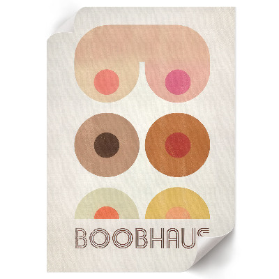 Plakat premium Boobhaus grafika