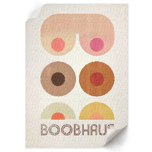 Plakat premium Boobhaus grafika