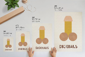 Dekoracyjny plakat ścienny Dickhaus grafika