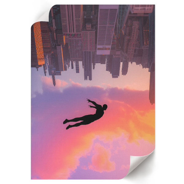 Grafika na ścianę Lot marzeń