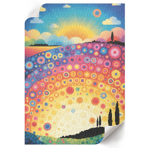 Wydruk na płótnie Tęczowe wzory