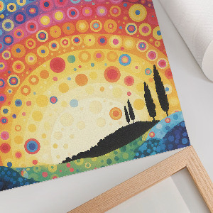 Wydruk na płótnie Tęczowe wzory