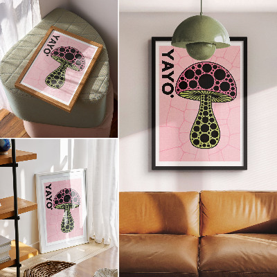 Plakat premium Grzyb grafika