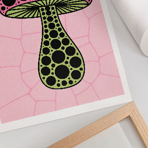 Plakat premium Grzyb grafika