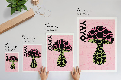 Plakat premium Grzyb grafika