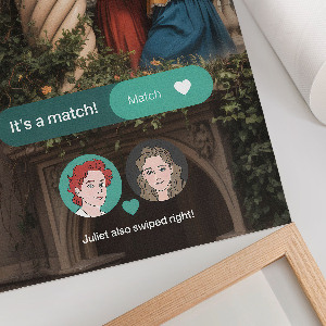 Dekoracyjny plakat ścienny Romans z epoki