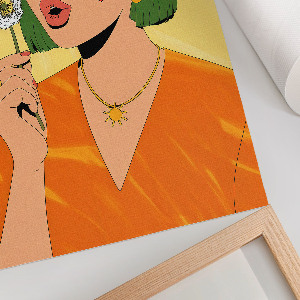 Plakat premium Kolorowy portret