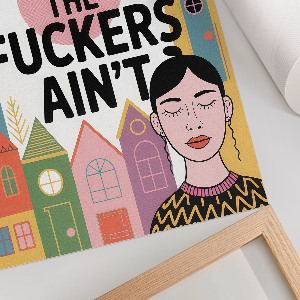 Plakat premium Kolorowe domki