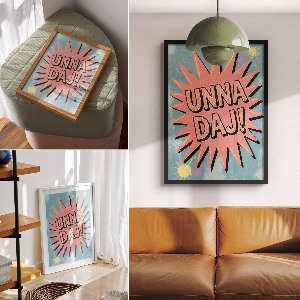 Wydruk na płótnie Unna Daj!