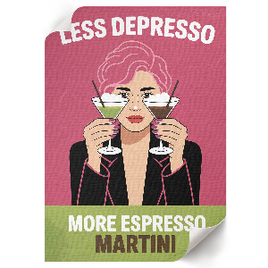 Grafika na ścianę Koktajlowy pop-art