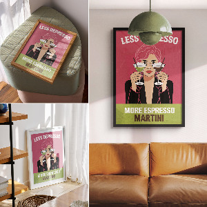 Grafika na ścianę Koktajlowy pop-art