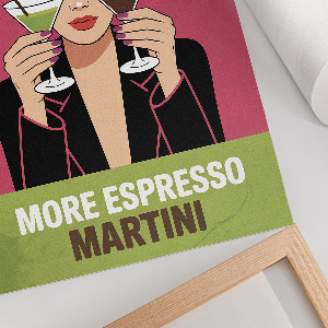 Grafika na ścianę Koktajlowy pop-art