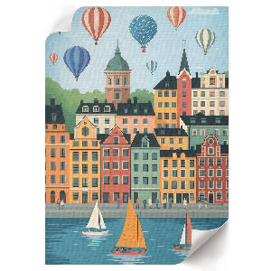 Plakat premium Miejska scena