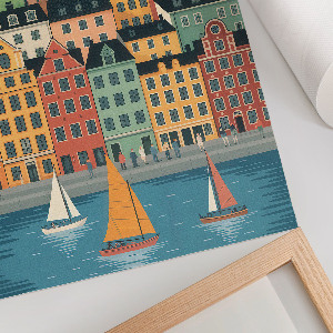 Plakat premium Miejska scena