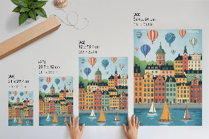 Plakat premium Miejska scena