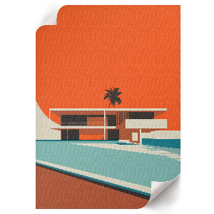 Dekoracyjny plakat ścienny Nowoczesna architektura