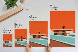 Dekoracyjny plakat ścienny Nowoczesna architektura