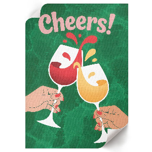 Plakat premium Toast życia