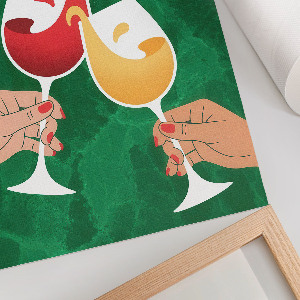 Plakat premium Toast życia