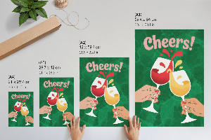 Plakat premium Toast życia