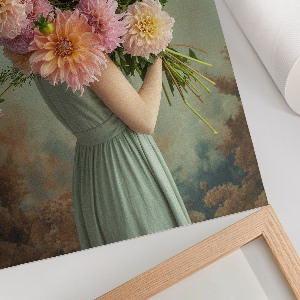 Grafika na ścianę Kwiatowa kompozycja